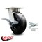 Service Caster 6 Inch Kingpinless Phenolic Wheel Swivel Caster with Brake and Swivel Lock SCC SCC-KP30S620-PHR-SLB-BSL - alternate 3